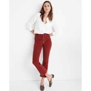 MADEWELL Cali Demi-Boot Jeans in Corduroy